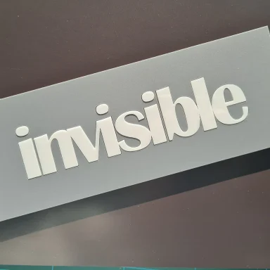 Acrylic exterior office signage