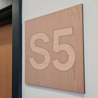 Wooden Wall Sign