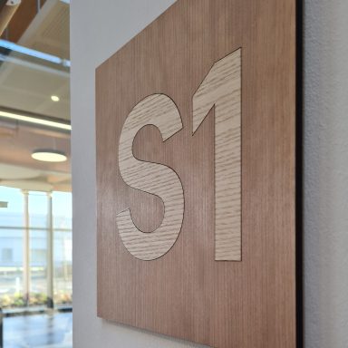 Wooden Wall Sign